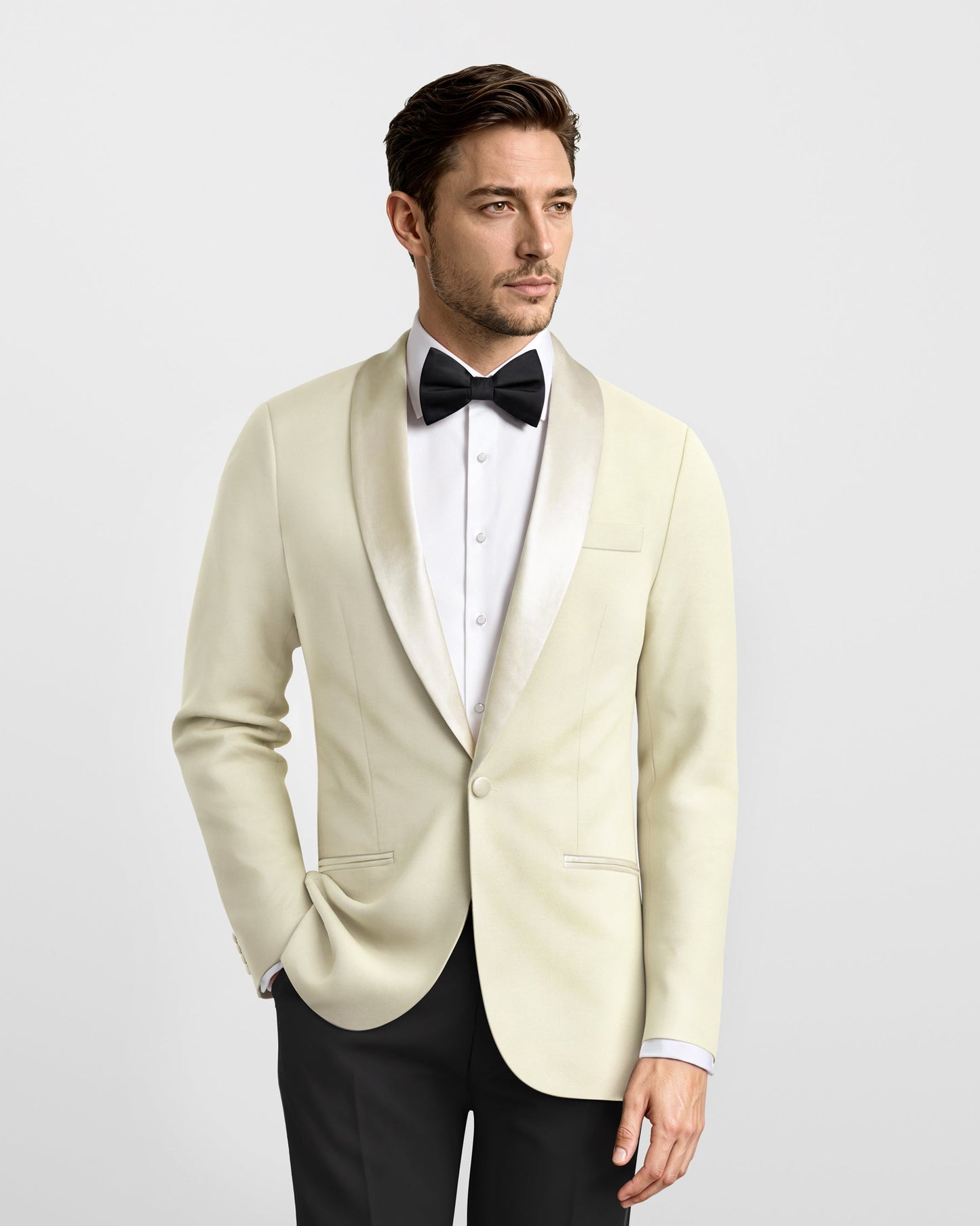 Toscana Ivory Tuxedo Jacket