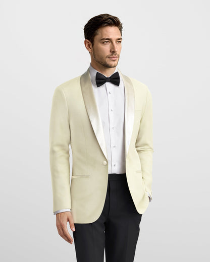 Toscana Ivory Tuxedo Jacket
