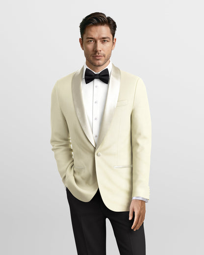 Toscana Ivory Tuxedo Jacket