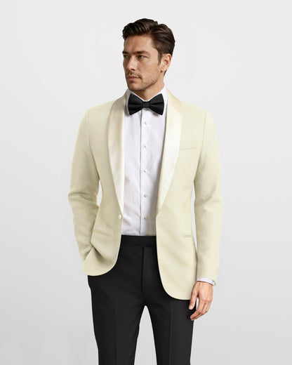 Toscana Ivory Tuxedo Jacket