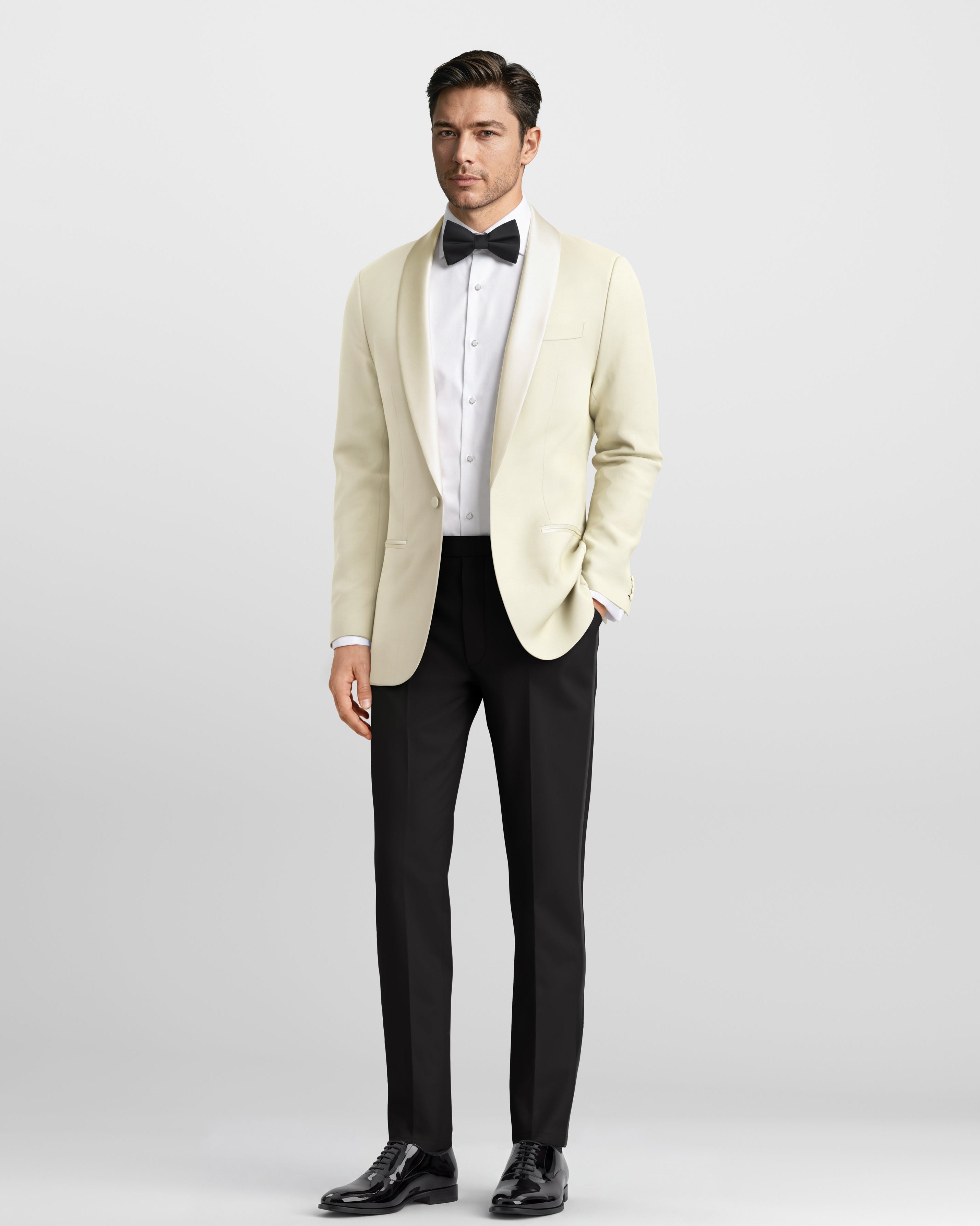 Toscana Ivory Tuxedo Jacket