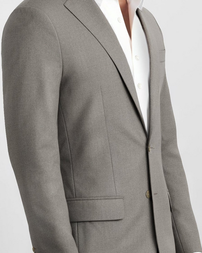 Taupe Flannel Aspen Blazer