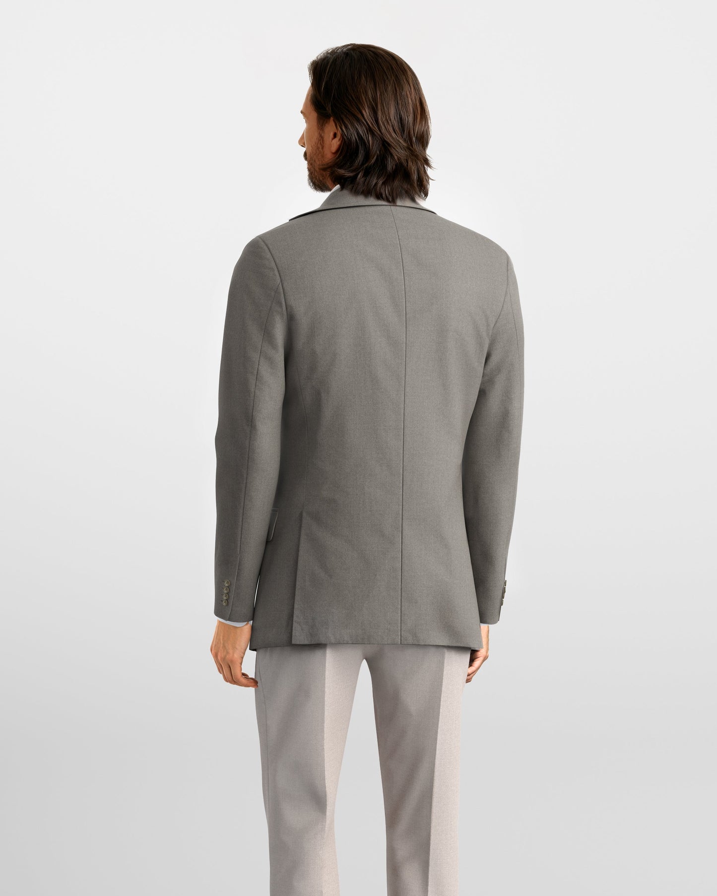 Taupe Flannel Aspen Blazer