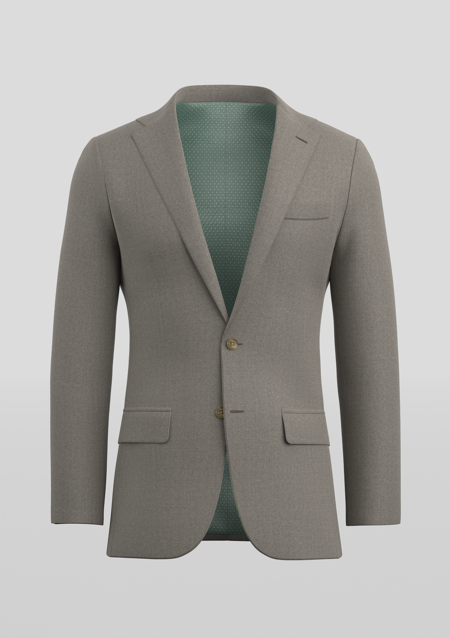 Taupe Flannel Aspen Blazer