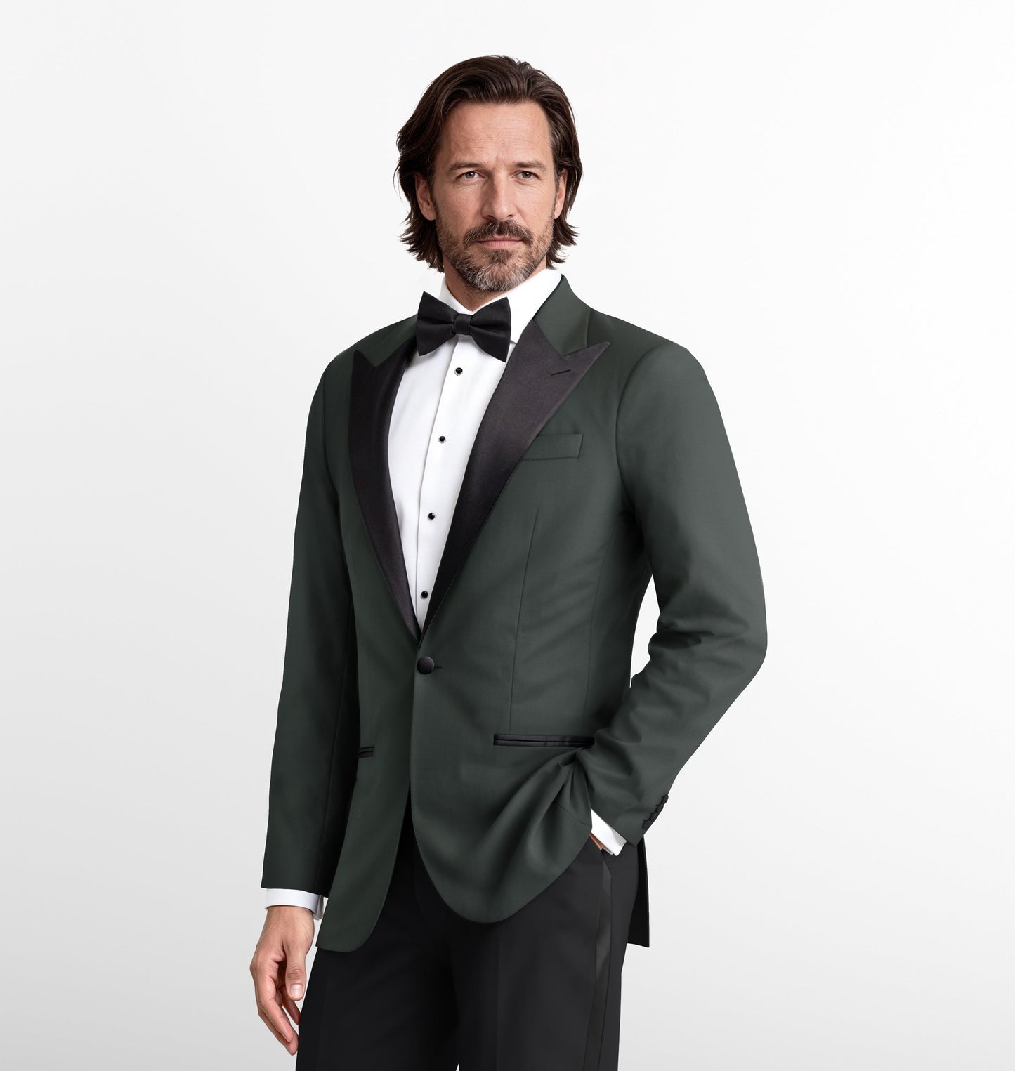 Veneto Olive Tuxedo Jacket