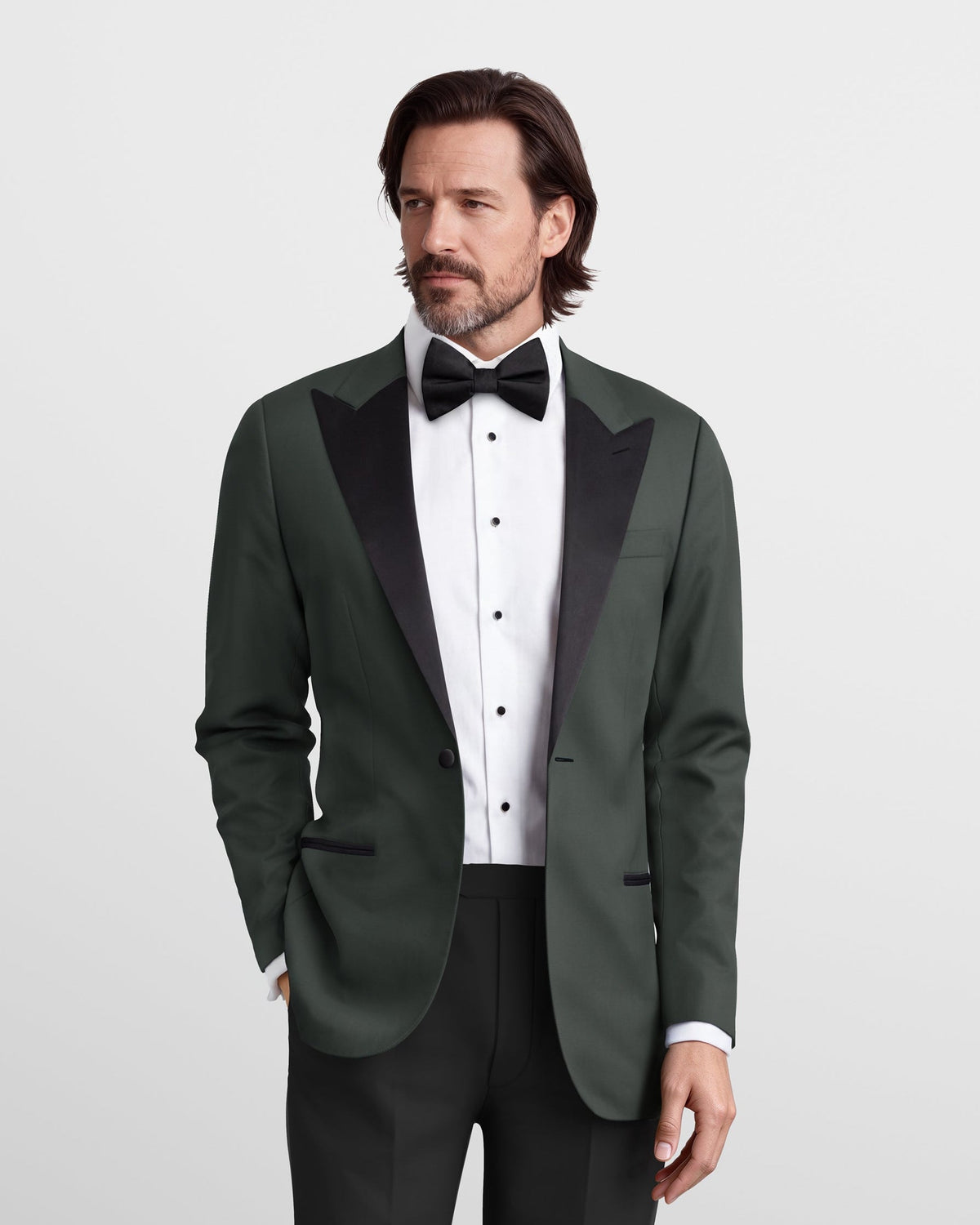Veneto Olive Tuxedo Jacket